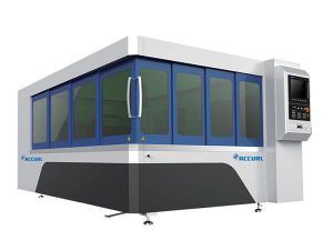 가벼운 경로 체계를 가진 500w 금속 섬유 레이저 절단기 잎 테이블