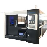 3000w 섬유 cnc 레이저 금속 절단기 미사일 구조물 두 배 모는 구조